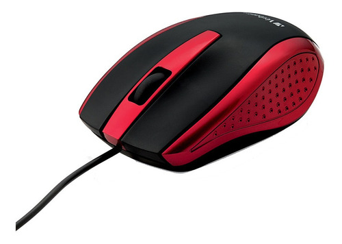 Verbatim Mouse Óptico Rojo Suave Movimiento Con Cable 99742