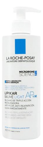  Bálsamo calmante para cuerpo La Roche-Posay Lipikar Baume Light AP+M en dosificador 400mL