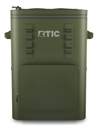 Mochila Cooler Rtic 48 Latas Aislada Impermeable Oliva