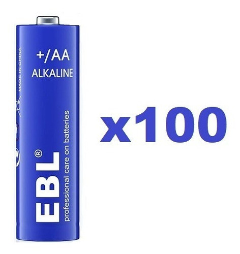 100 Pilas Alcalinas Aa E B L