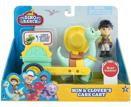 Muñeco Figura Dino Ranch - Min & Clover Care Cart