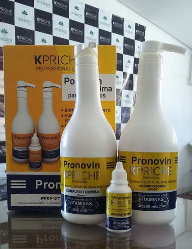 Kit Bomba Pronovin Kpriche Crescimento Cabelo Frete Grátis