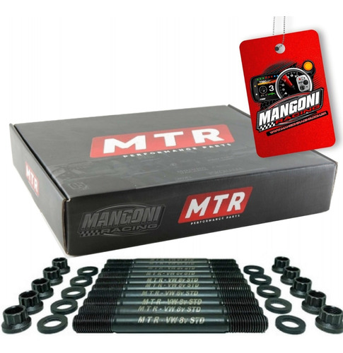 Jogo Prisioneiro De Cabeçote Mtr 1000cv Vw Ap 8v 120mm Curto