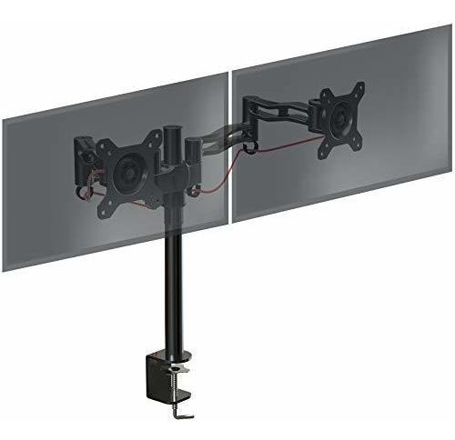 Duronic Dm352 /bk Dual Pc Monitor Soporte De Brazo Soporte