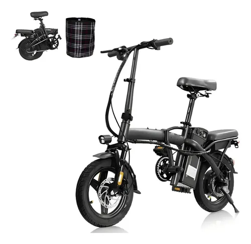 Bicicleta Elétrica Dobrável Zurbe W8 400W Motor Bateria 48V 10Ah ...