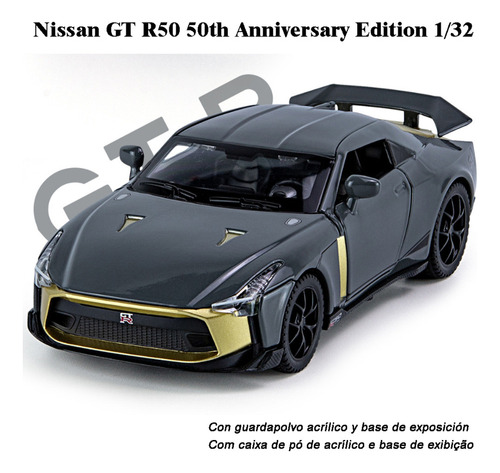 Nissan Gtr50 Edición 50º Aniversario Miniatura Metal Coche