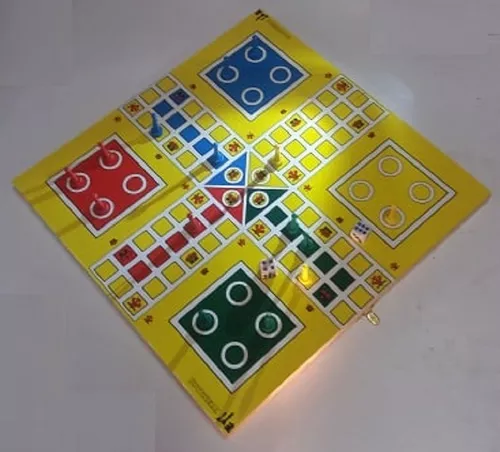 Oficial Jogo Ludo Tabuleiro Estojo 2 Dados 1 Copo Em Couro - R$ 148