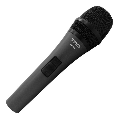 Microfone Com Fio Tag Sound Tm538 Preto