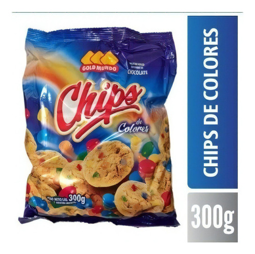 Galletitas Gold Mundo Chips De Colores 300 Grs