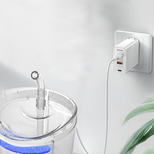 Bebedouro Fonte De Agua Gato Cao Pet Cachorro 2 L Filtro Usb