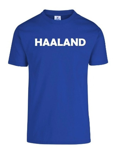 Playera Casual Haaland Moda Futbol Manc City Mundial Oferta!