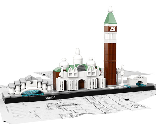 Set De Bloques De Construcción Lego Architecture Venice 2102