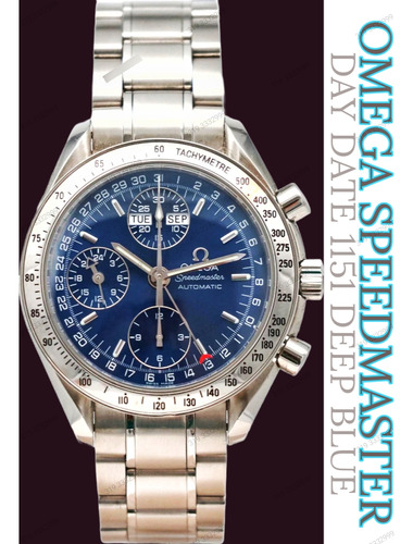 Omega Speedmaster 1151 Ray Date Deep Blue 