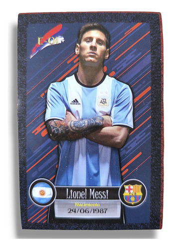 Estampa Lionel Messi Argentina Del Album Camino A Rusia 2018