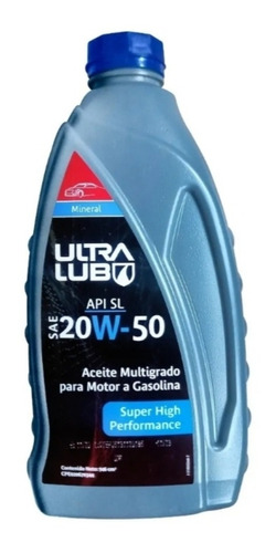 Aceite Sae 20-50 Mineral Ultra Lub.