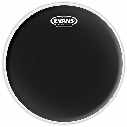 Parche Evans Onyx Arenado Color Negro 10  P/ Tom De Bateria