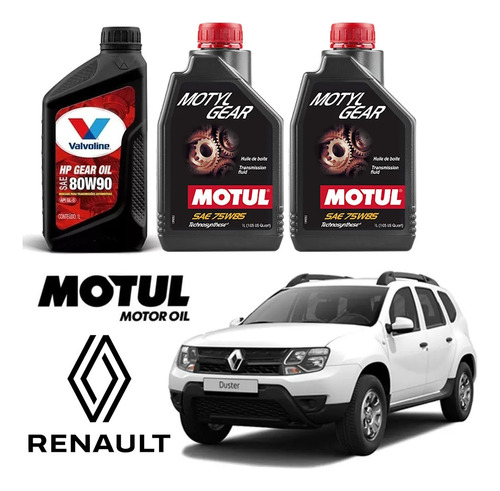 Valv 80w90 75w85 Motul Dif. Traseiro Trans Manual Duster 2.0