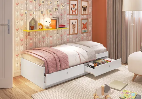 Cama Infantil Cariño Blanca - Kidscool