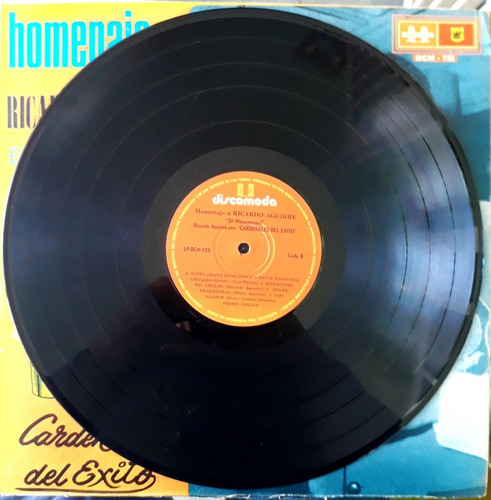 Disco Lp Homenaje A Ricardo Aguirre - Cardenales Del Éxito (Usado)
