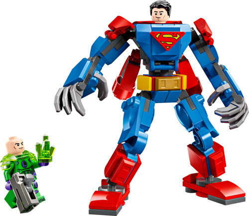 Brinquedo Robô Do Superman Vs Lex Luthor 76302 +6 Anos Lego 120 Superman