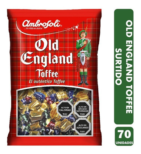 Caramelo Old England Toffee Surtido (bolsa Con 70 Unidades)