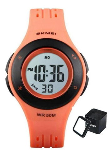 Reloj Niños Niñas Alarma Led Color Crono Deportivo Caja 