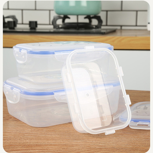 Fiambrera De Plástico Para Niños, 3 Unidades, Caja Bento, Al