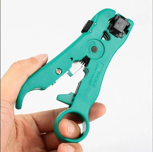 Imagen 3 de 10 de Pinza Pelacable Universal Proskit Cp-505 Rg6 Utp Pelacables