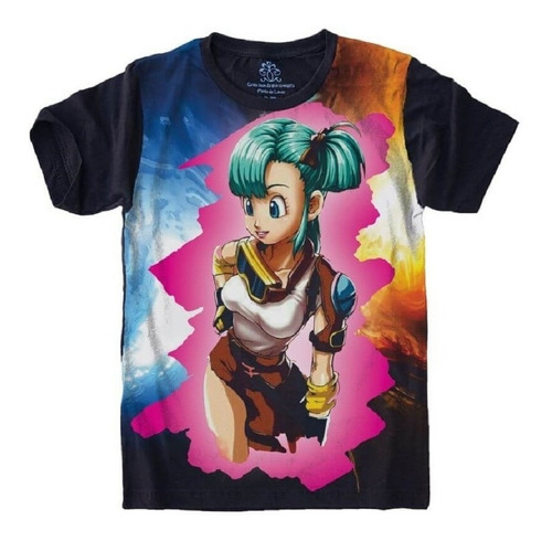 Blusa Fem. 5%off Bulma Dragon Ball Top Divertida Premium