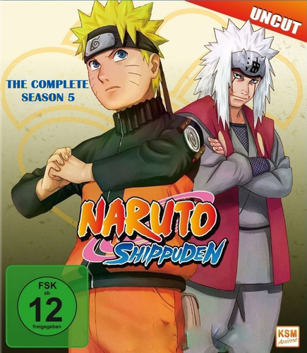 Naruto Shippuden Temporada 1 2 3 4 5 Blu Ray Latino. (Usado)