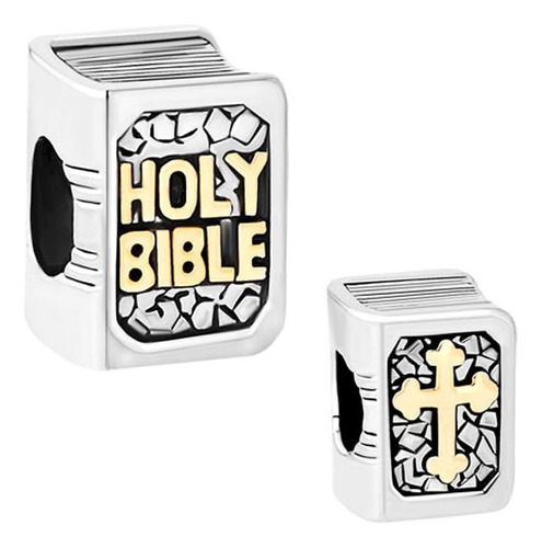 Lovelyjewelry Santa Biblia Cruz Verdad Libro Cuentas Inspira