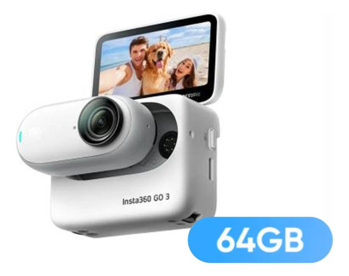 Videocámara Insta360 Go3 De 64gb 2.7k Ntsc Blanca 10/10