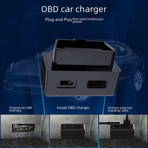 Automotriz Adaper Enquento Con Puerto De Carga 2 En 1 Phone