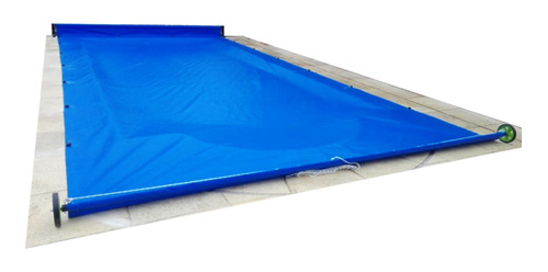 Cubrepiletas De Lona Enrollable P/piscina De 5.10x2.05