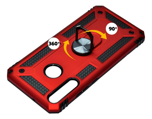 Funda Anillo Magnetica Case Uso Rudo Modelos Huawei