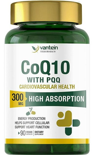 Coq10 (coenzima Q10 Con Pqq) 300 Mg, Suplemento Dietético .