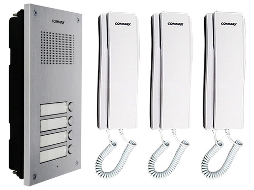 Commax Portero De Audio Para Edificio Con 3 Interfonos