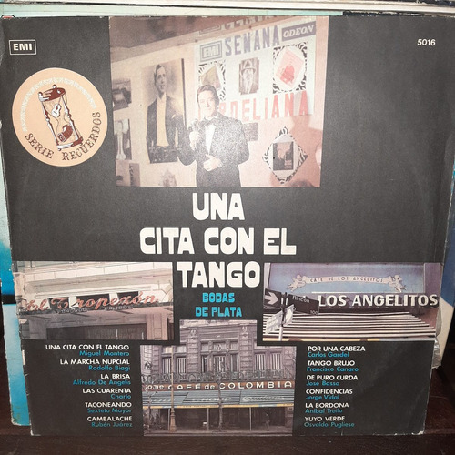 Vinilo Una Cita Con El Tango Bodas De Plata Montero Biagi T2