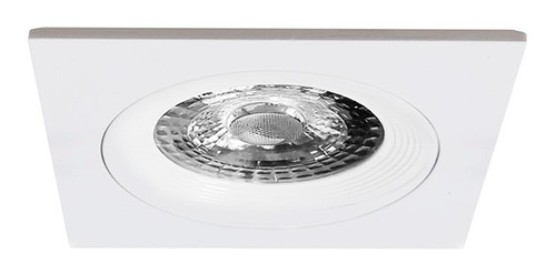 Spot Dicroico Led Integrado Cuadrado 6500k Luz Blanca