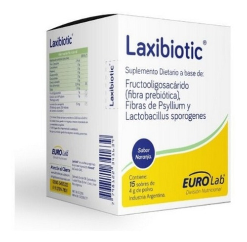Imagen 1 de 2 de Laxibiotic Equilibra Flora Intestinal Salud Digestiva Sobres