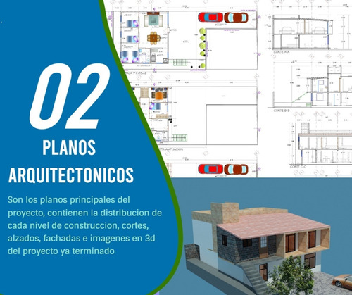 Planos Arquitectónicos De Casas Pack Autocad Y Pdf | MercadoLibre