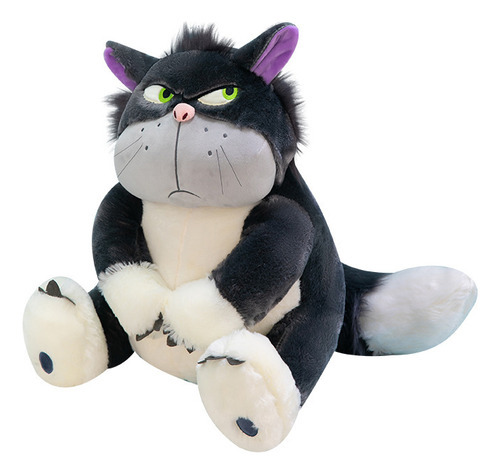 Brinquedo Pelúcia Desenhoanimado Lúcifer Cat Cinderela 30 Cm Cor Bad Cat Doll