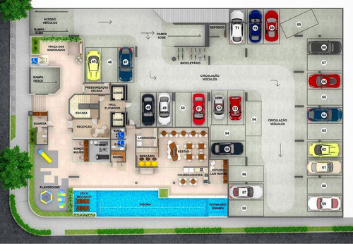 Imagem 28 de 30 de Edifício Studio Design Apartamento 1 Quarto E Sala Na Ponta Verde - Ap0021