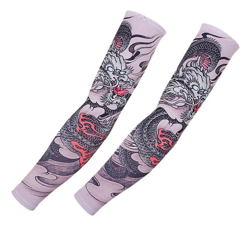 Fundas Para Brazos Con Forma De Flor, Mangas Para Tatuajes,