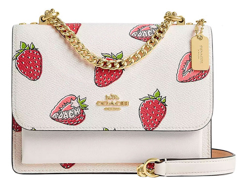 Bolsa Bandolera Coach Mini Klare Color Fresas