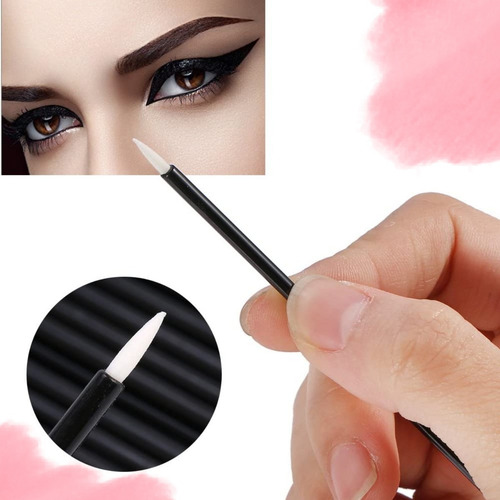 Pincel Delineador De Ojos Cepillo Delineado Punta Suave 50pz