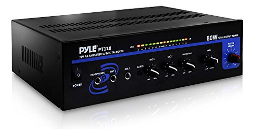 Amplificador Pa Compacto Pyle Home - 50w Profesional Con