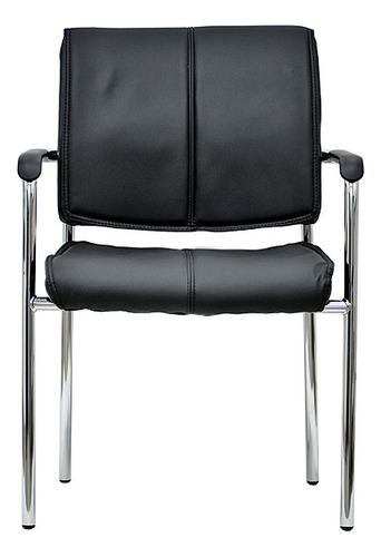 Silla De Visita Oficina Premium Black Fx
