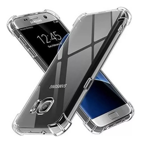 Funda Anti Shock Para Samsung S7 Edge Transparente