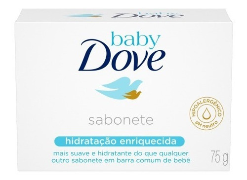 Kit 100 | Sabonete Barra Baby Dove Hidratação Enriquecida